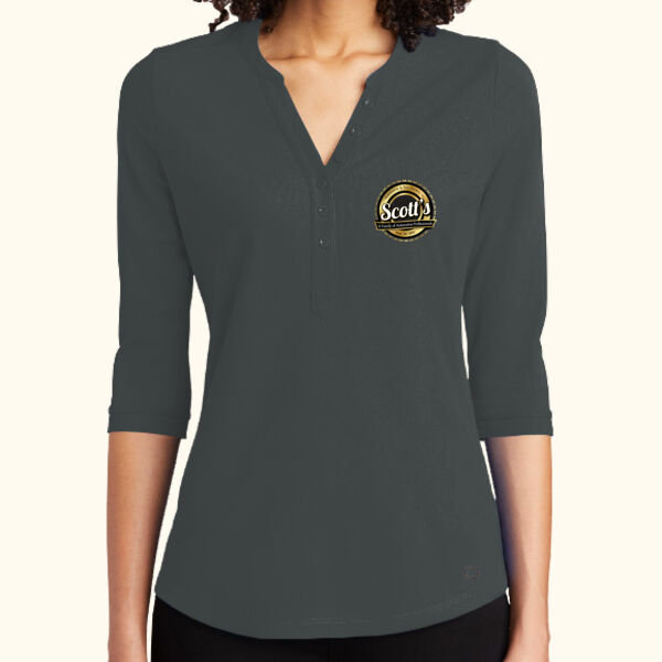 SA - Women's OGIO® Jewel Henley Thumbnail
