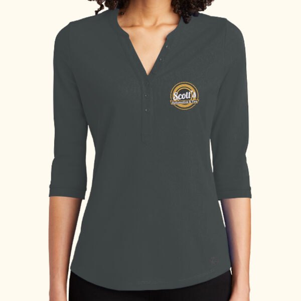 SA - EMBROIDERED - Women's OGIO® Jewel Henley Thumbnail