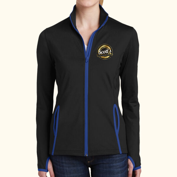 SA - Women's Stretch Contrast Full-Zip Jacket Thumbnail