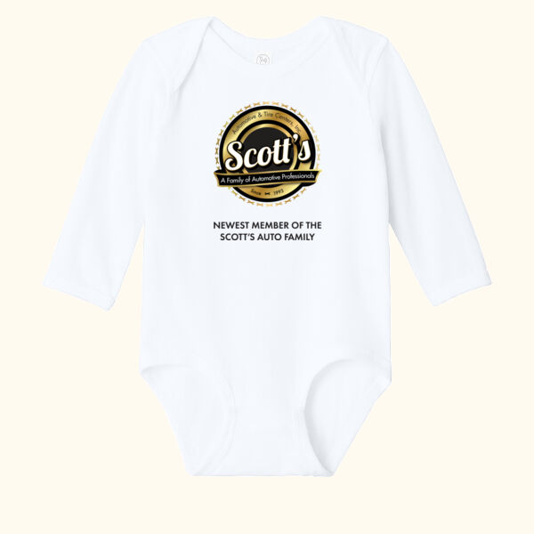 SA - Infant Long Sleeve Jersey Bodysuit Thumbnail