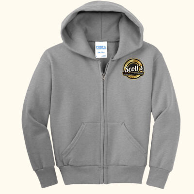 SA - Youth Fleece Full Zip Hooded Sweatshirt Thumbnail